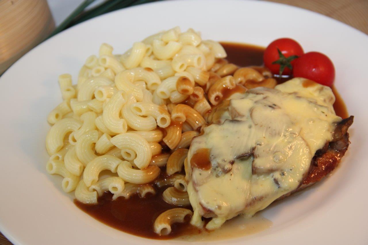 Überbackenes Hähnchenbrustfilet